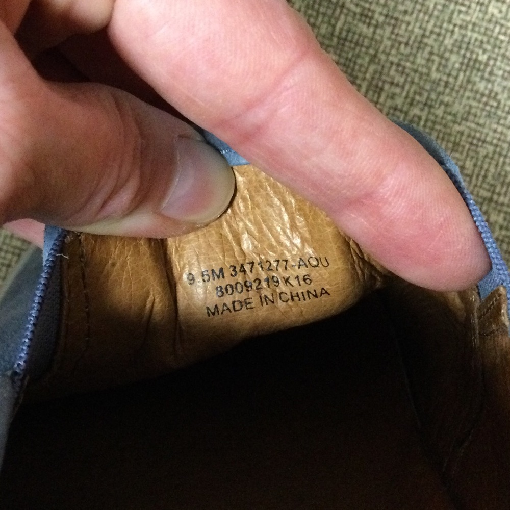 Frye Camille Blue Suede Slip On Sneakers - Picture 10 of 10